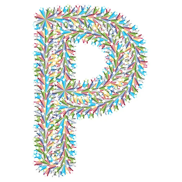 字母 p — 图库矢量图片