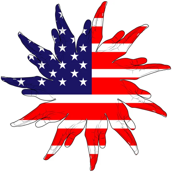 Palmier américain — Image vectorielle