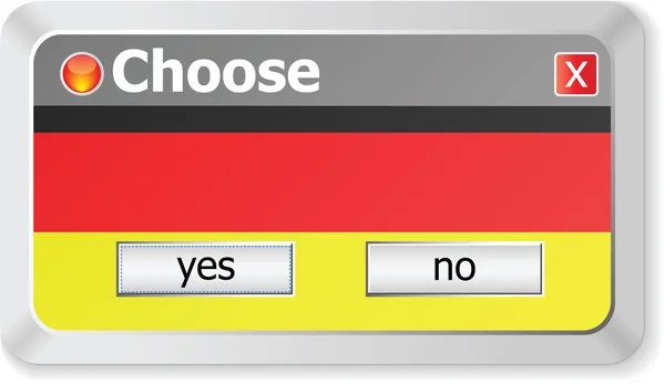Yes or no choose — Stock Vector