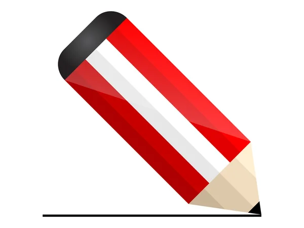 Rakouská tužka — Stockový vektor