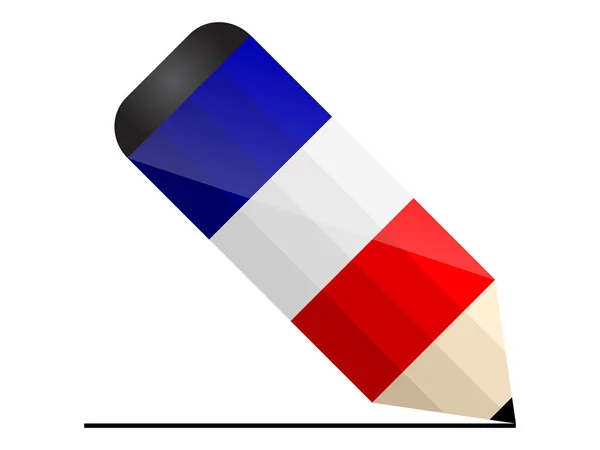 Franska penna — Stock vektor