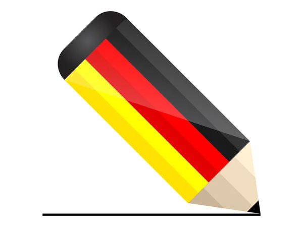 Germany pencil — Stock Vector