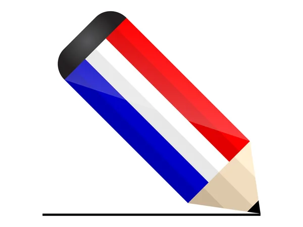 Голландский карандаш — стоковый вектор