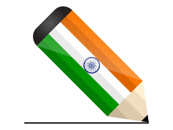 Crayon indien — Image vectorielle