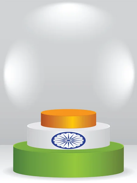 Podium indien — Image vectorielle