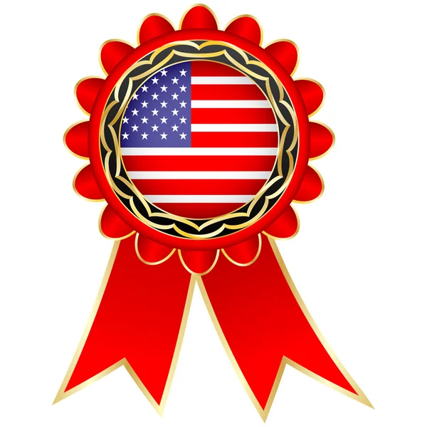 Medalla americana — Vector de stock