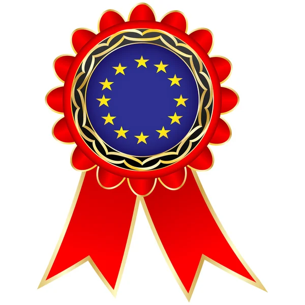Європейська медаль — стоковий вектор