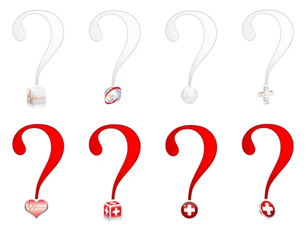 Question help icons — Wektor stockowy