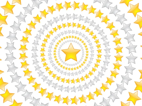 Cartaz de estrelas brilhantes —  Vetores de Stock