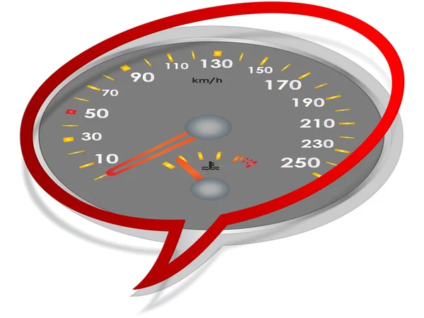 Snelheidsmeter — Stockvector