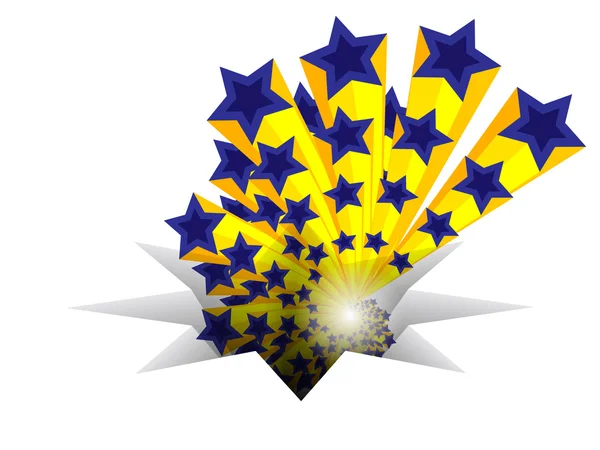Europeiska star — Stock vektor