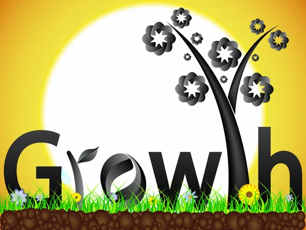 Conception de croissance — Image vectorielle