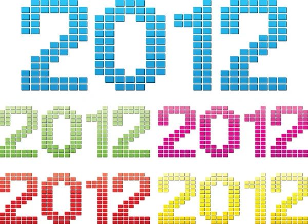 Rok 2012 — Stockový vektor