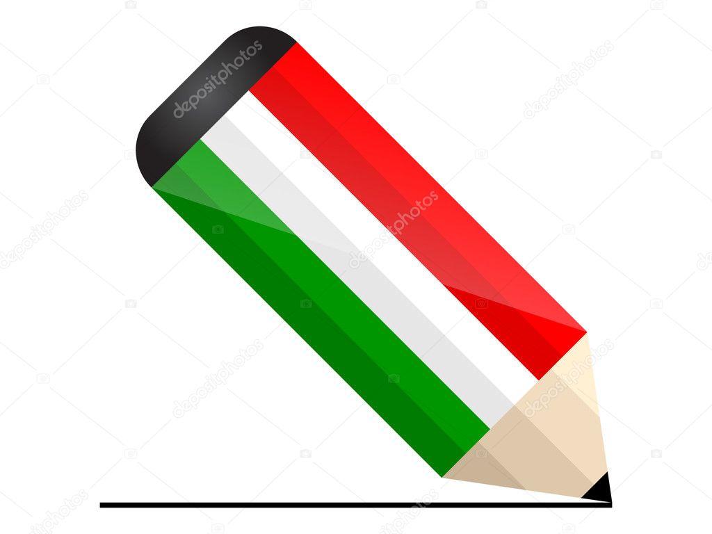 Hungary pencil