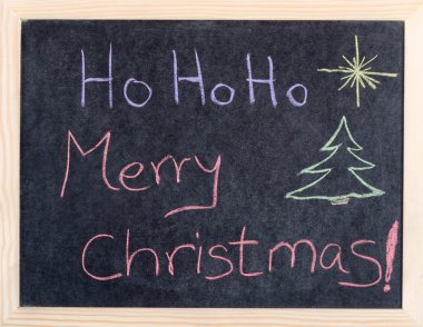 yazı tahtası üzerinde çizim Noel kavramı