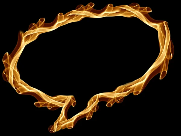 Ikona czat na ogień — Zdjęcie stockowe