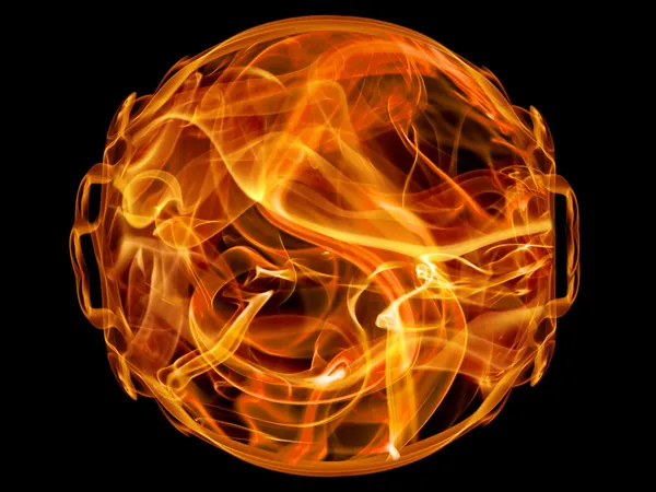 Огненный шар — стоковое фото