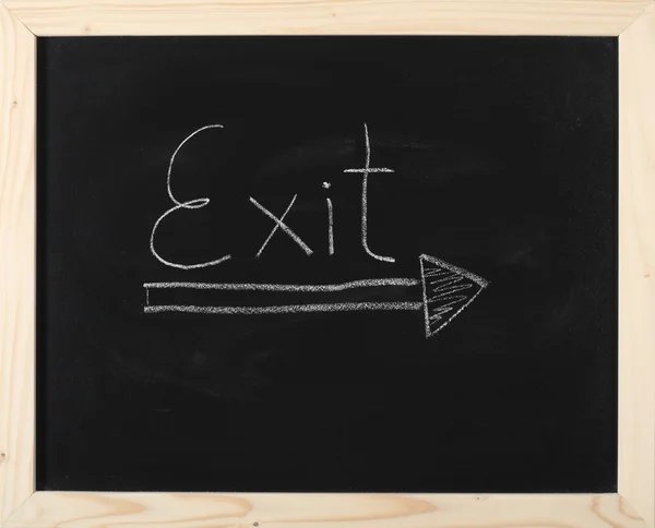 Exit indicator — Stock Photo, Image