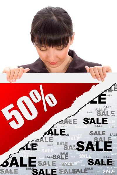 Fifty percent discount — Stock Photo, Image