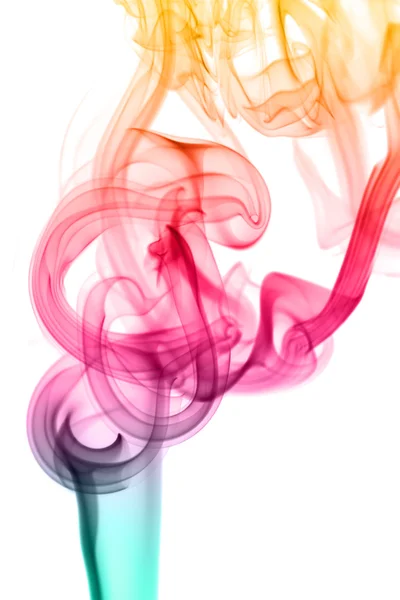 Abstraktní pozadí barevný kouř — Stock fotografie