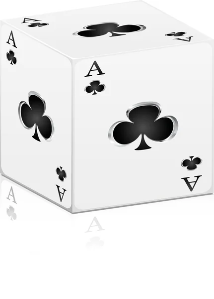Cartes de jeux ace — Image vectorielle