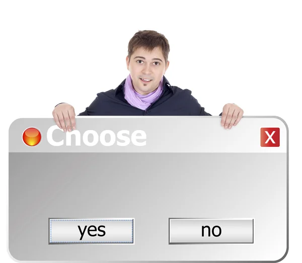 Sì o no scegliere — Foto Stock