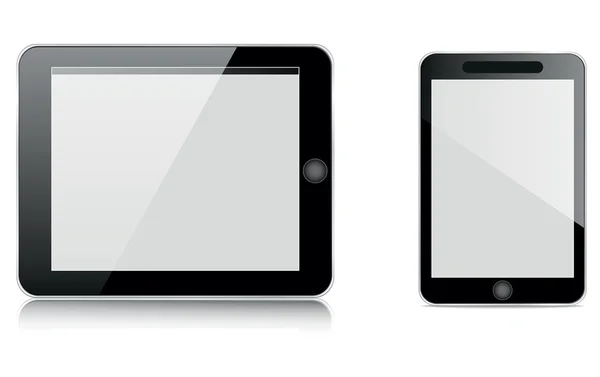 Tablet PC y móvil — Archivo Imágenes Vectoriales