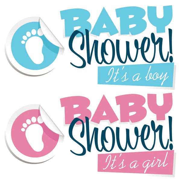 Baby Shower invitation — Stock Vector