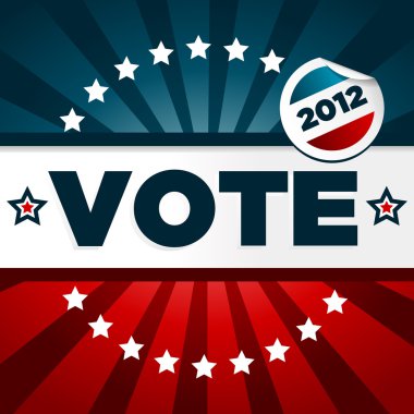 Patriotic Voting Poster clipart