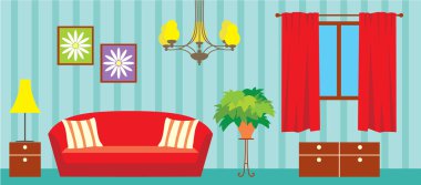 Living room clipart