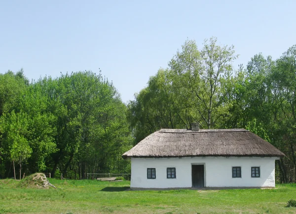 Ukrainska land. House — Stockfoto
