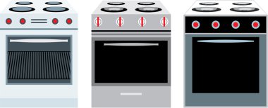 Cookers. three different kinds clipart