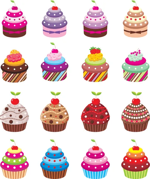 Cupcakes Vector Art Stock Images | Depositphotos