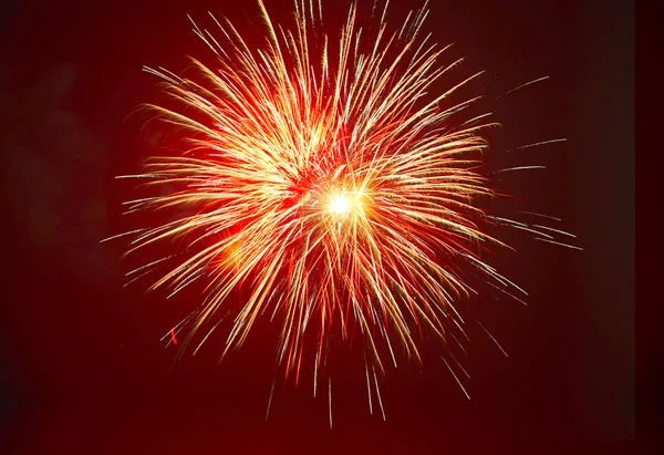 Fireworks för att fira festivalen — Stockfoto