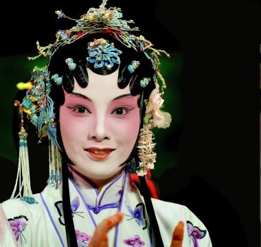 Pretty Chinese Opera Actress clipart