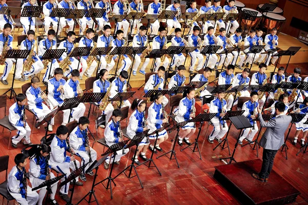 stock image Student symphonic band