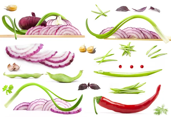 Zöldségfélék gyűjteménye — Stock Fotó