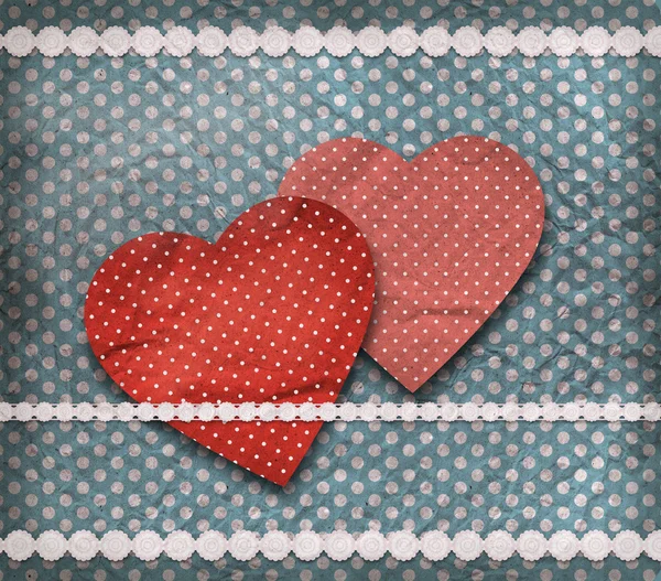 Tarjeta de felicitación, tarjeta de San Valentín — Foto de Stock