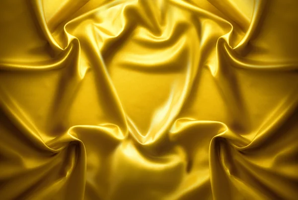 Goldener Satin — Stockfoto