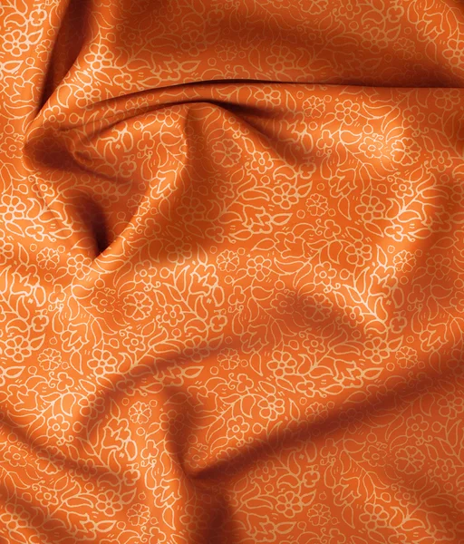 Orange satin, brokad — Stockfoto