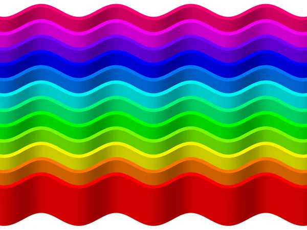 Arcobaleno onda di sfondo — Foto Stock