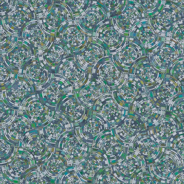 Green circular tiles — Stock Photo, Image