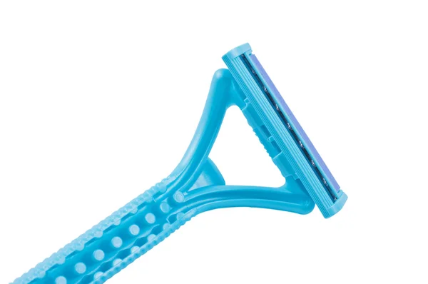 Blue razor — Stock Photo, Image