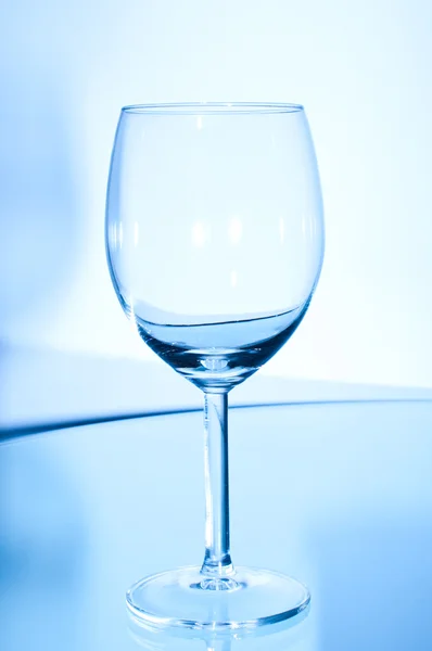 stock image Glass on a glass table