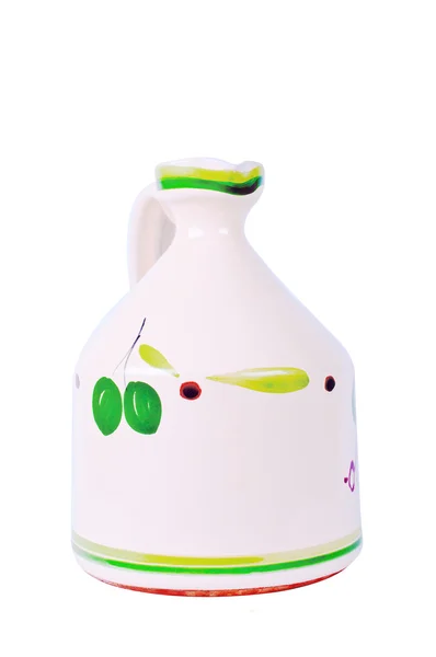 Flasche Olivenöl isoliert — Stockfoto