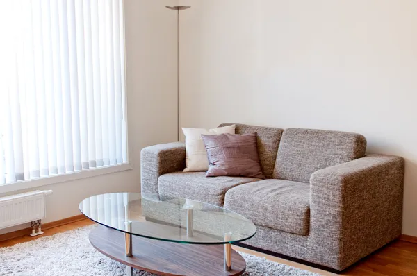 Modern minimalist living-room — Stock Photo, Image