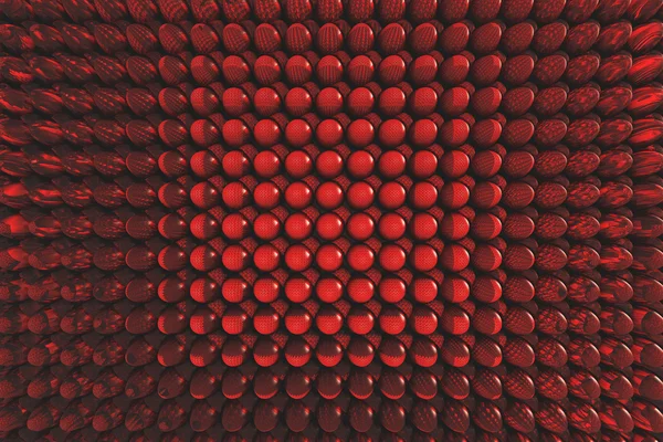 Gouttes d'eau sur surface rouge abstraite — Photo