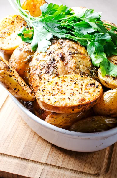 Oven gebakken aardappel — Stockfoto