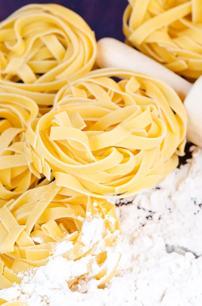 Kochen italienischer Pasta — Stockfoto