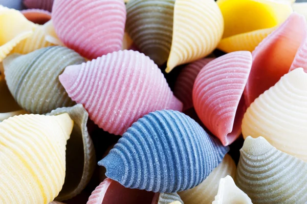 Multi-colored pasta background — Stock Photo, Image